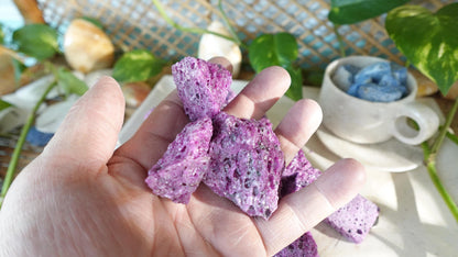 Raw Ruby Stone: Natural Untreated Crystals for Arts, Crafts & Decor