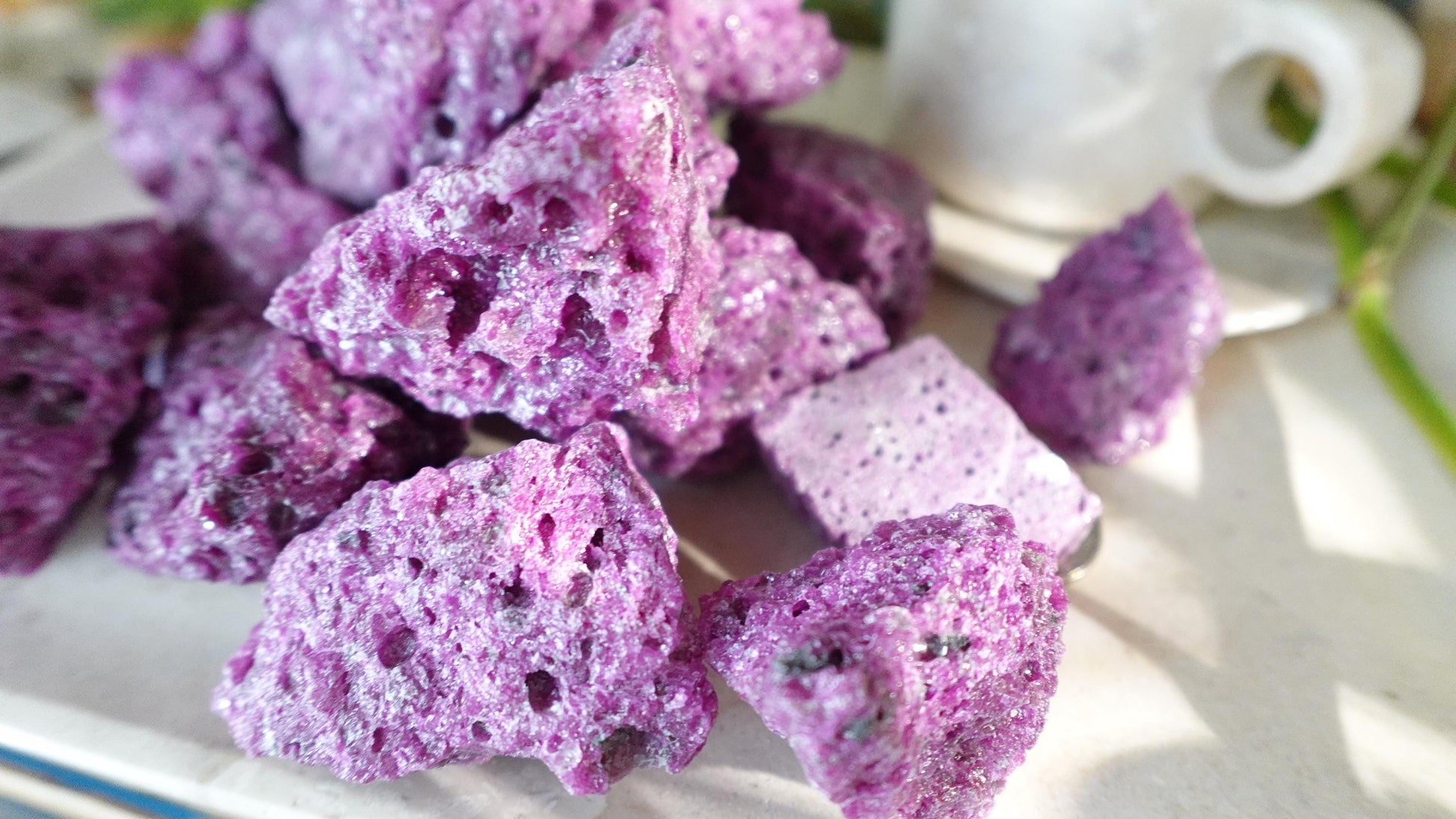 Raw Ruby Stone: Natural Untreated Crystals for Arts, Crafts & Decor