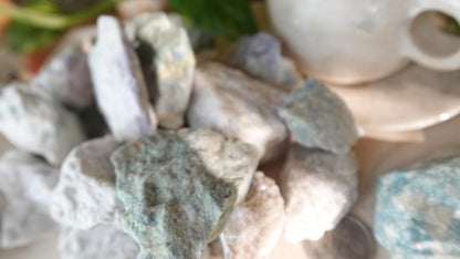 Raw Hackmanite Stones: Untreated Colorful Minerals for Arts & Crafts