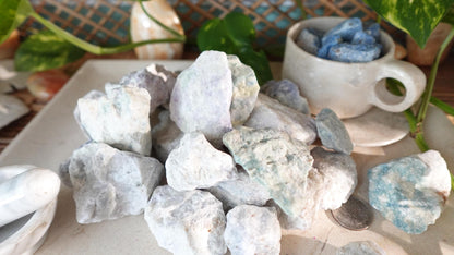 Raw Hackmanite Stones: Untreated Colorful Minerals for Arts & Crafts