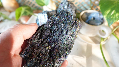 Raw Berthierite Crystals: Untreated Mineral Specimens for Arts, Crafts, Decor