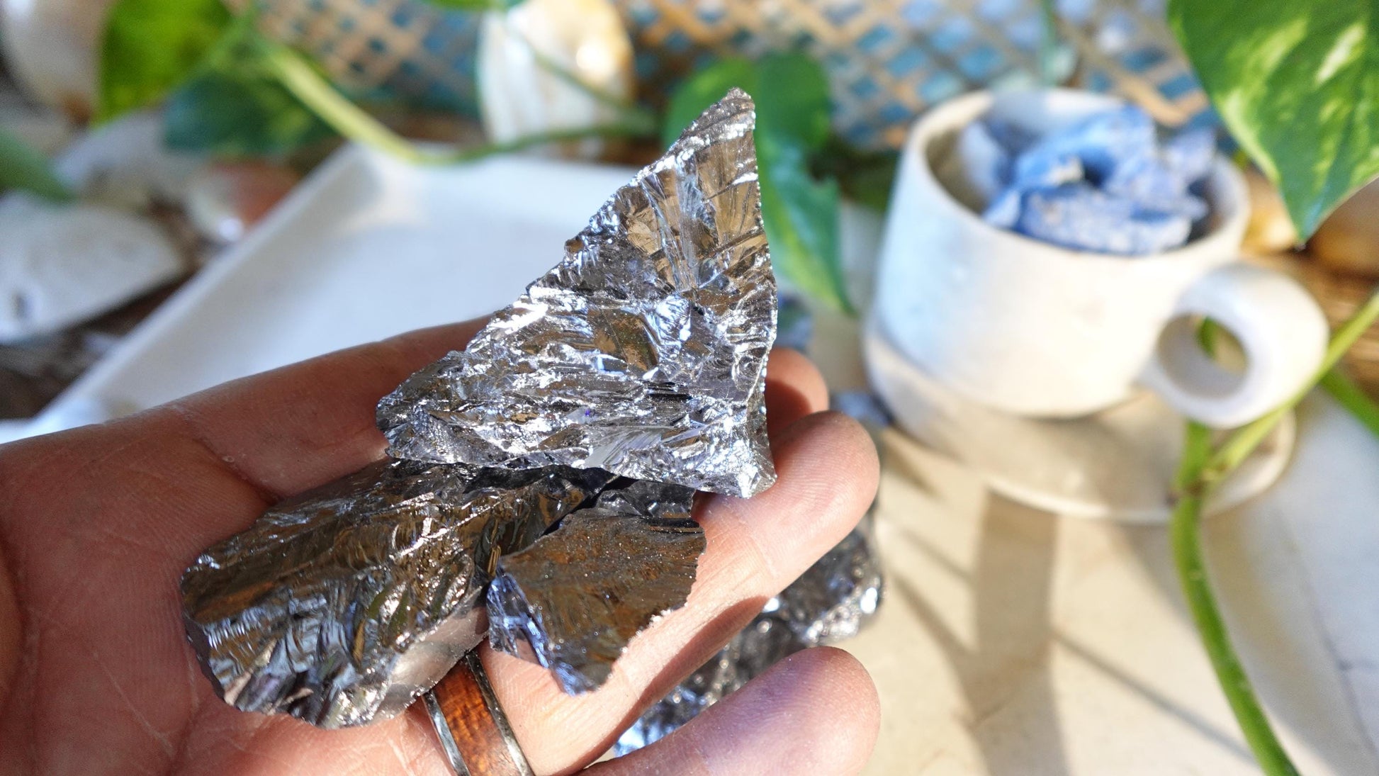 Raw Terahertz Stones: Untreated Minerals for Arts, Crafts & Decor