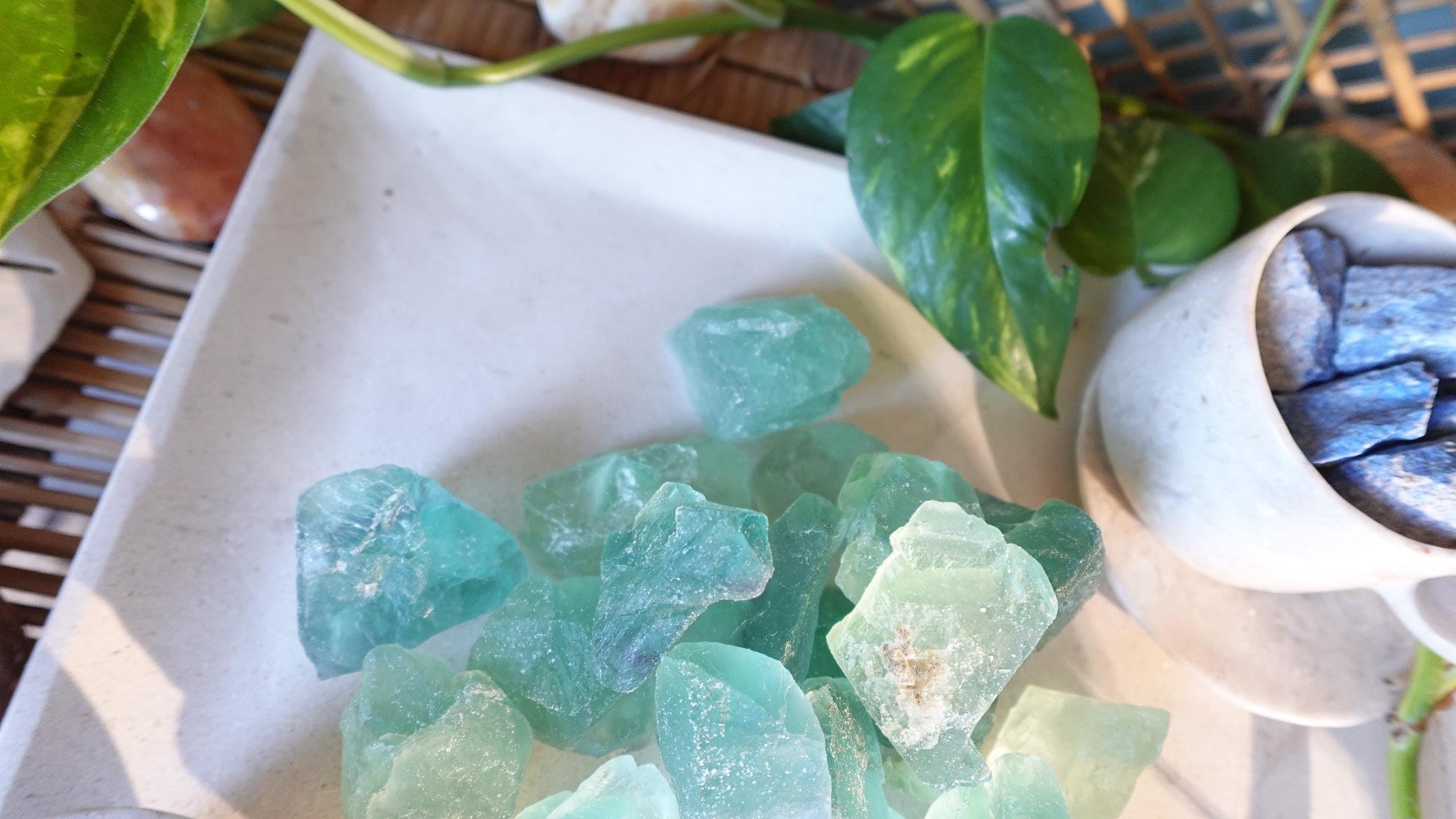 Raw Green Fluorite Crystals Natural Crystal Polished Worry Stone Home Decor Anxiety Pocket Distraction Meditation Gift Birthday Christmas