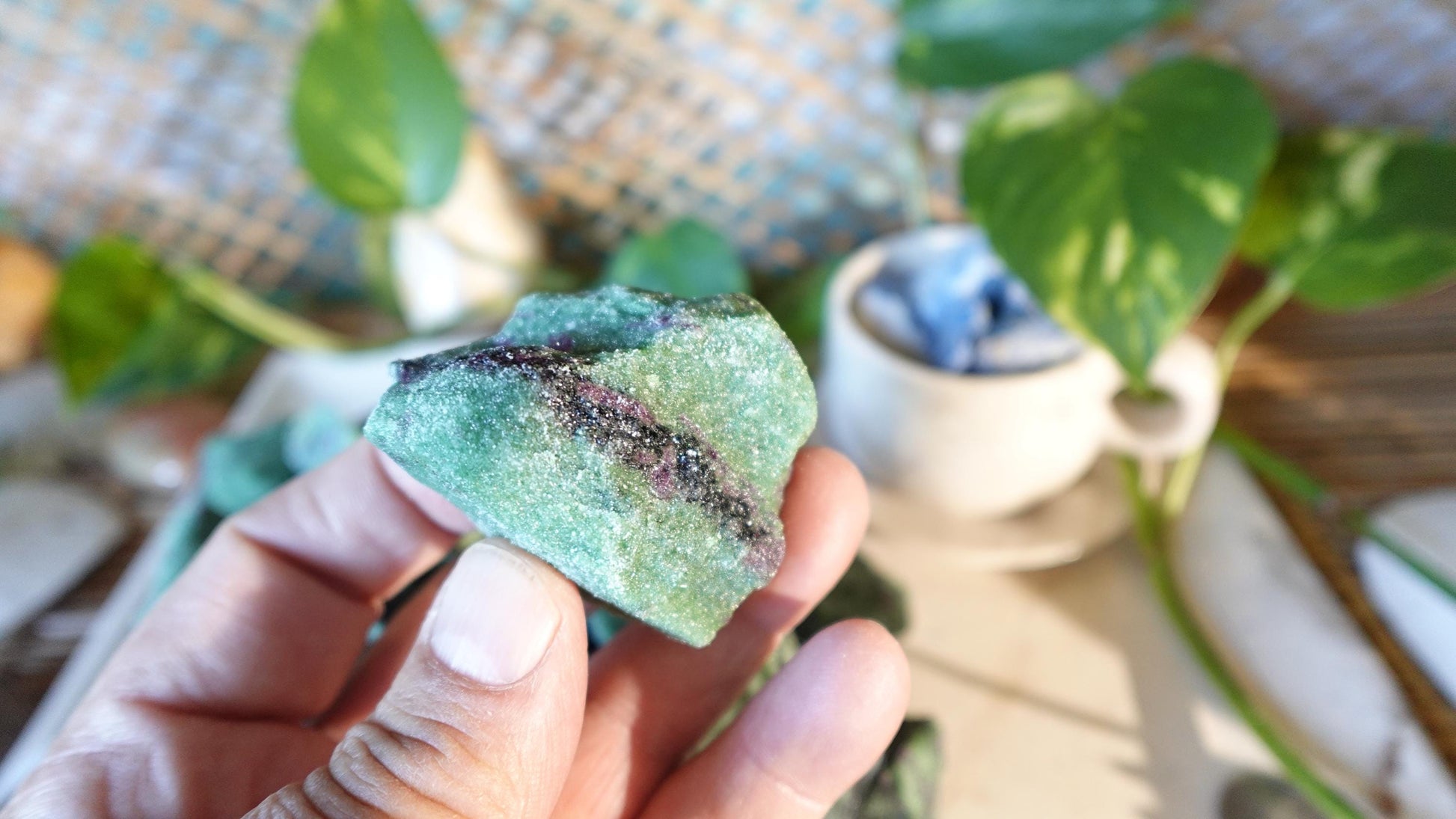Natural Ruby in Zoisite Raw Untreated Stones Arts Home Decor Wholesale minerals School Project Christmas Xmas Home Decor Gift Craft Garden