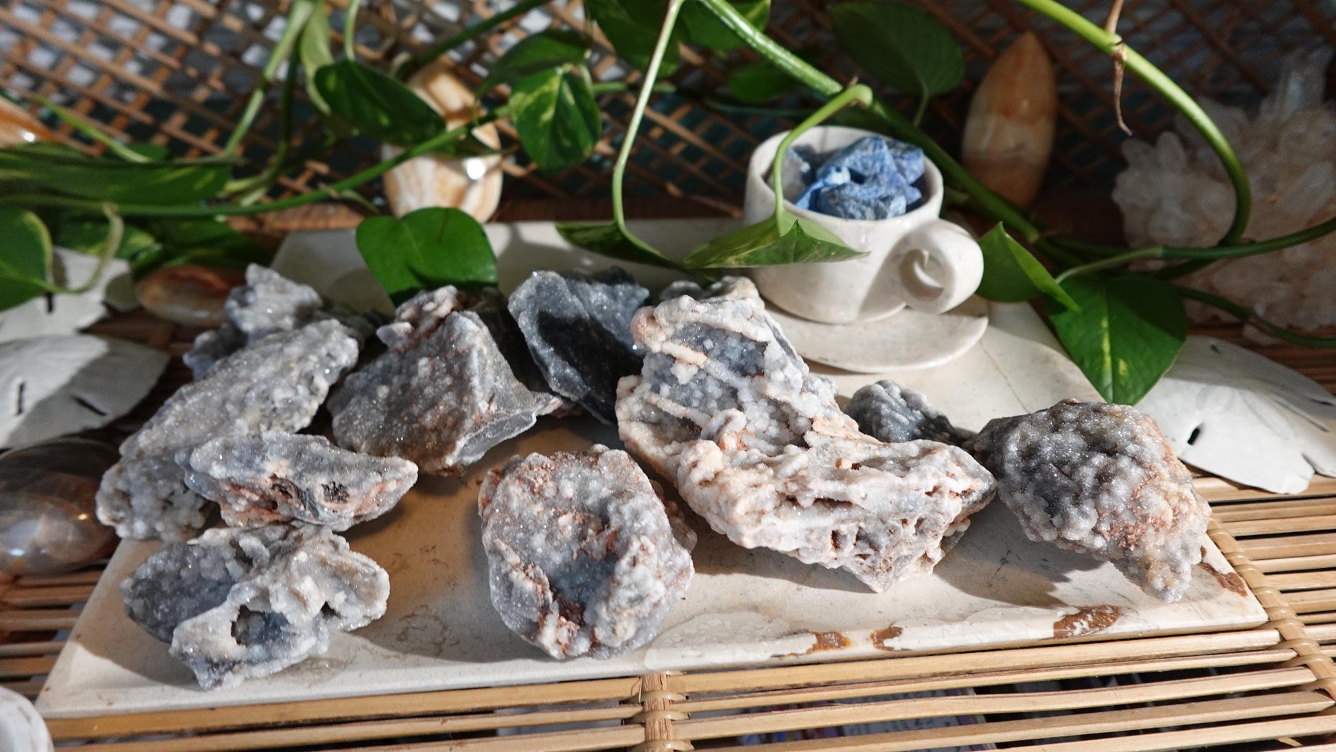 Raw Rock Sphalerite Specimens Crystals Untreated Anxiety Home Decor Wholesale minerals School Christmas Xmas Home Decor Craft School Project
