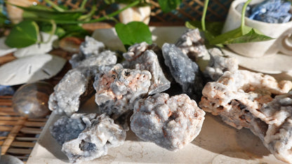 Raw Sphalerite Crystal Specimens: Untreated Home Decor Minerals