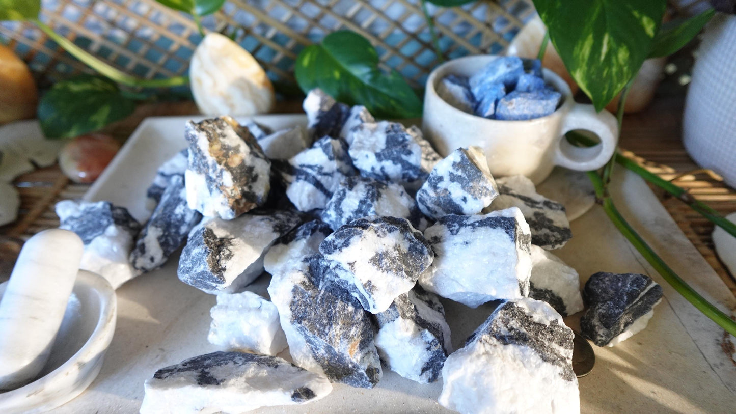 Raw Zebra Jasper Crystals Natural Crystal Worry Stone Home Decor Anxiety Pocket Distraction Meditation Gift Birthday Christmas