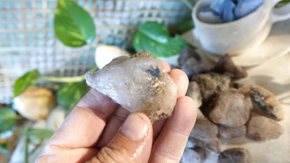 Raw Golden Rutile Quartz Crystals Natural Crystal Worry Stone Home Decor Anxiety Pocket Distraction Meditation Gift Birthday Christmas