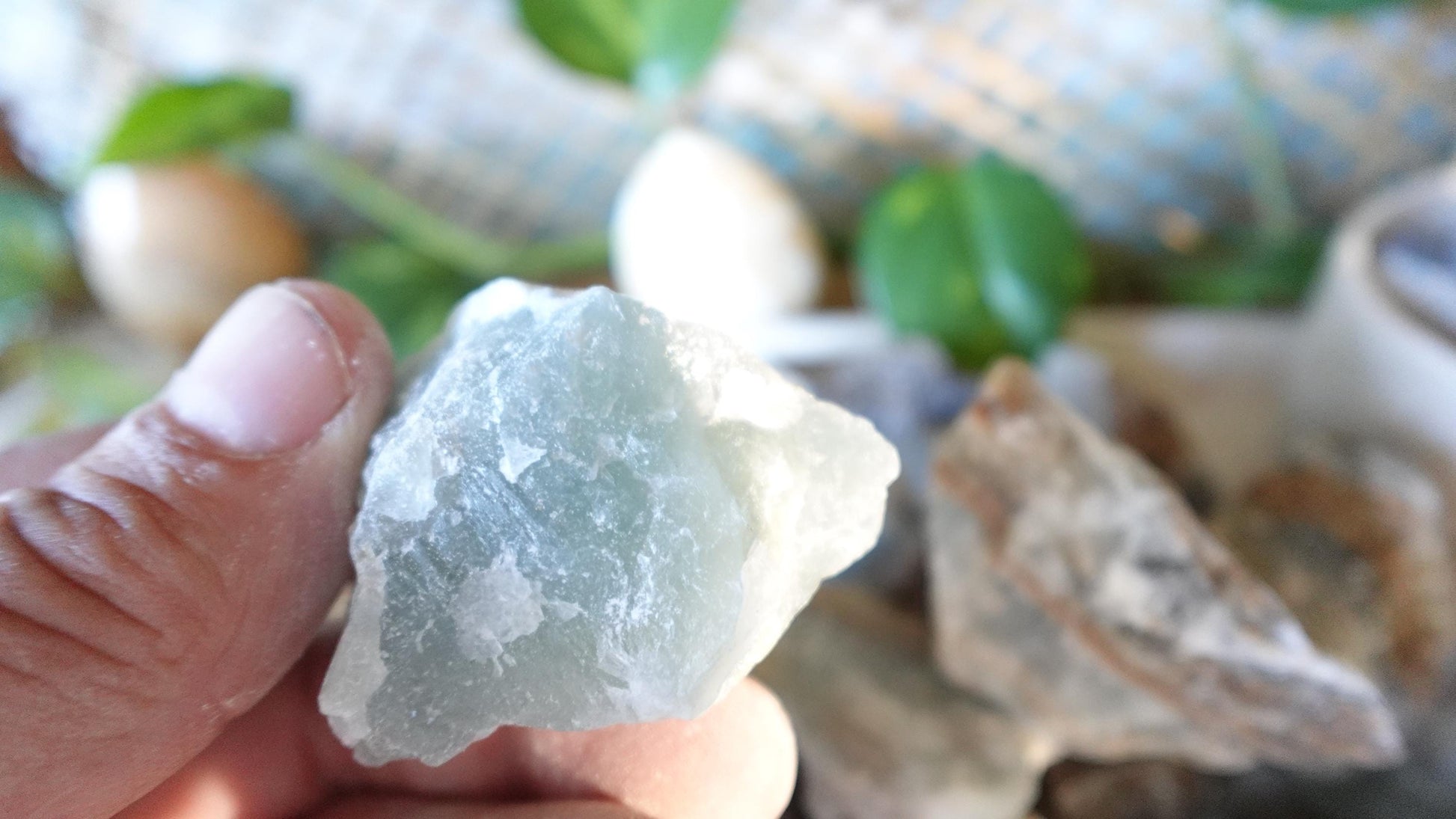 Raw Blue Onyx Crystals Natural Crystal Worry Stone Home Decor Anxiety Pocket Distraction Meditation Gift Birthday Christmas