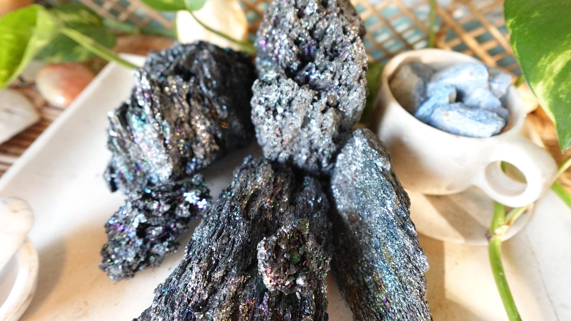 Raw Berthierite Crystals: Untreated Mineral Specimens for Arts, Crafts, Decor