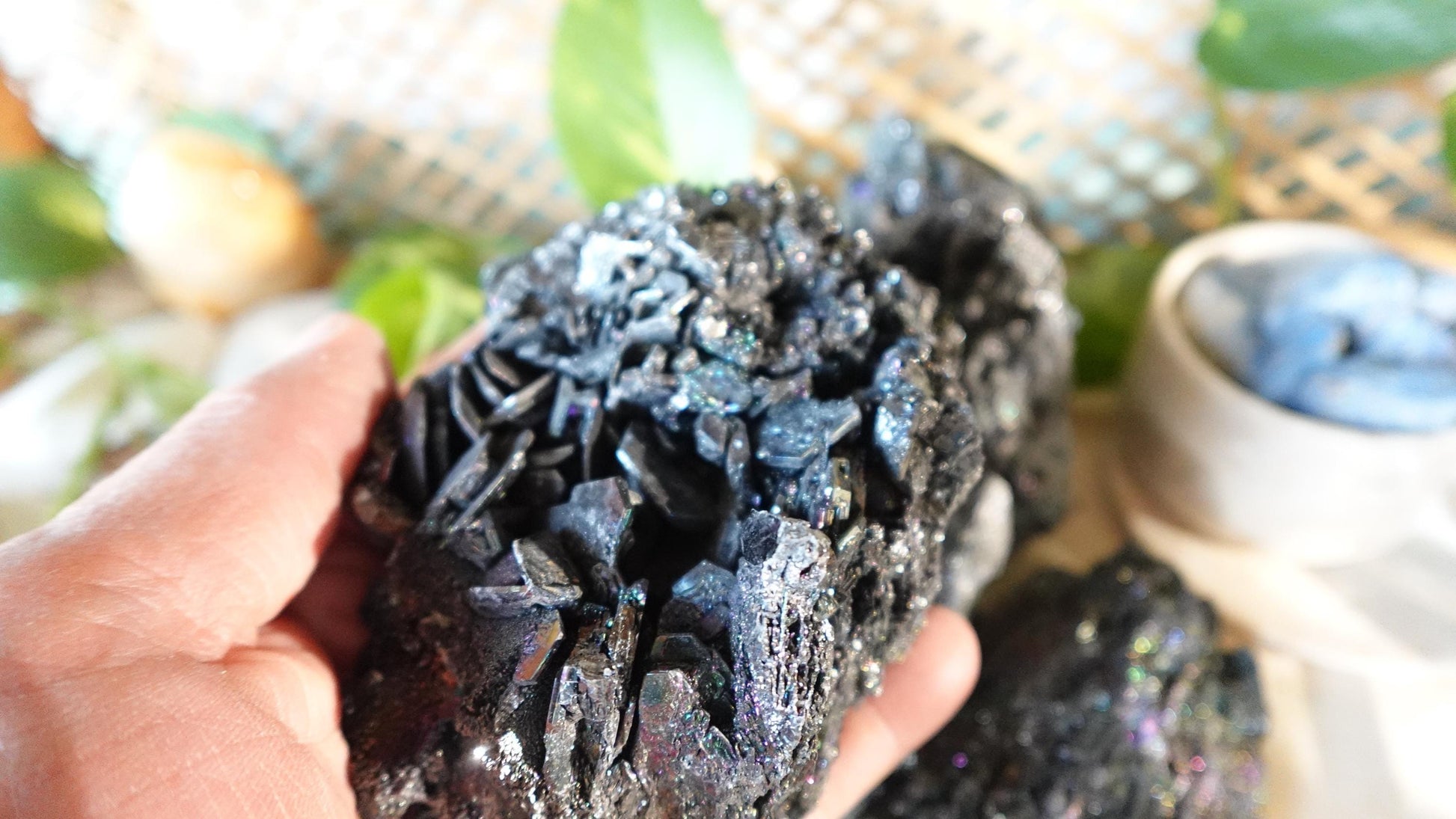 Raw Berthierite Crystals: Untreated Mineral Specimens for Arts, Crafts, Decor