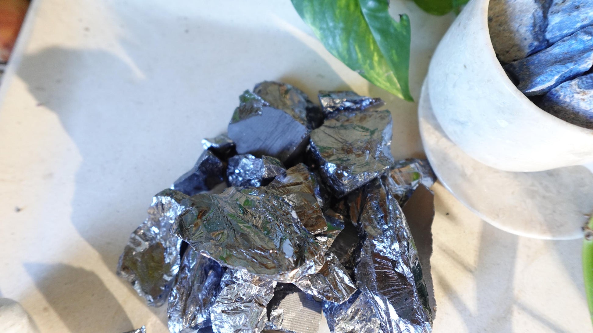 Raw Terahertz Untreated Stones Arts Home Decor Wholesale minerals School Project Christmas Xmas Home Decor Gift Crafting Garden