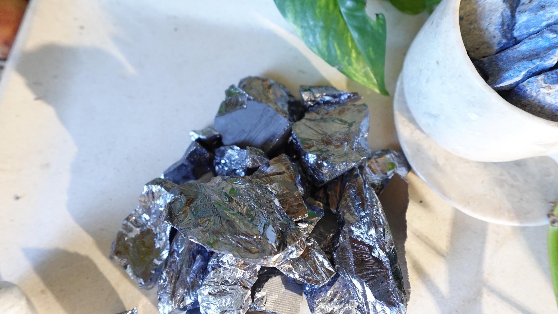 Raw Terahertz Stones: Untreated Minerals for Arts, Crafts & Decor