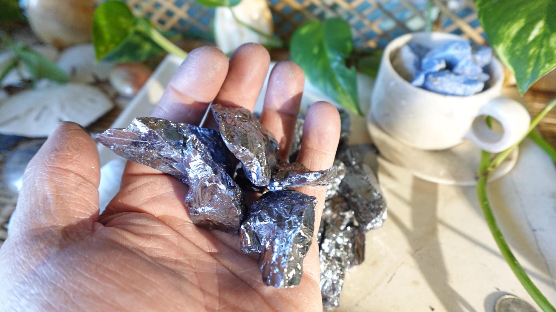 Raw Terahertz Untreated Stones Arts Home Decor Wholesale minerals School Project Christmas Xmas Home Decor Gift Crafting Garden