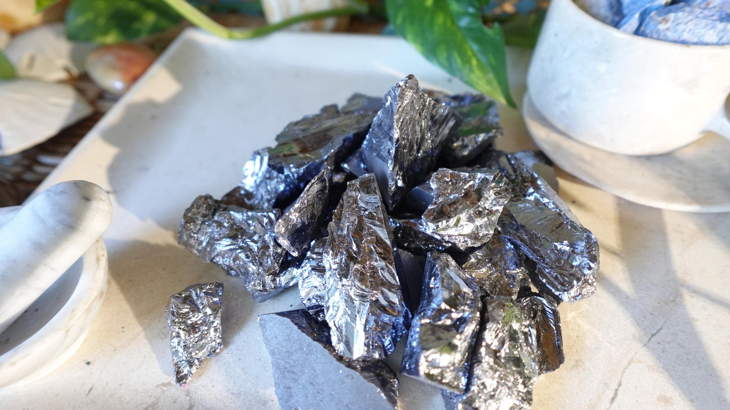 Raw Terahertz Stones: Untreated Minerals for Arts, Crafts & Decor