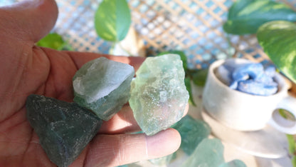 Raw Green Fluorite Crystals Natural Crystal Polished Worry Stone Home Decor Anxiety Pocket Distraction Meditation Gift Birthday Christmas