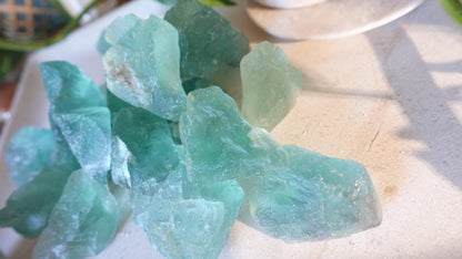 Raw Green Fluorite Crystals Natural Crystal Polished Worry Stone Home Decor Anxiety Pocket Distraction Meditation Gift Birthday Christmas