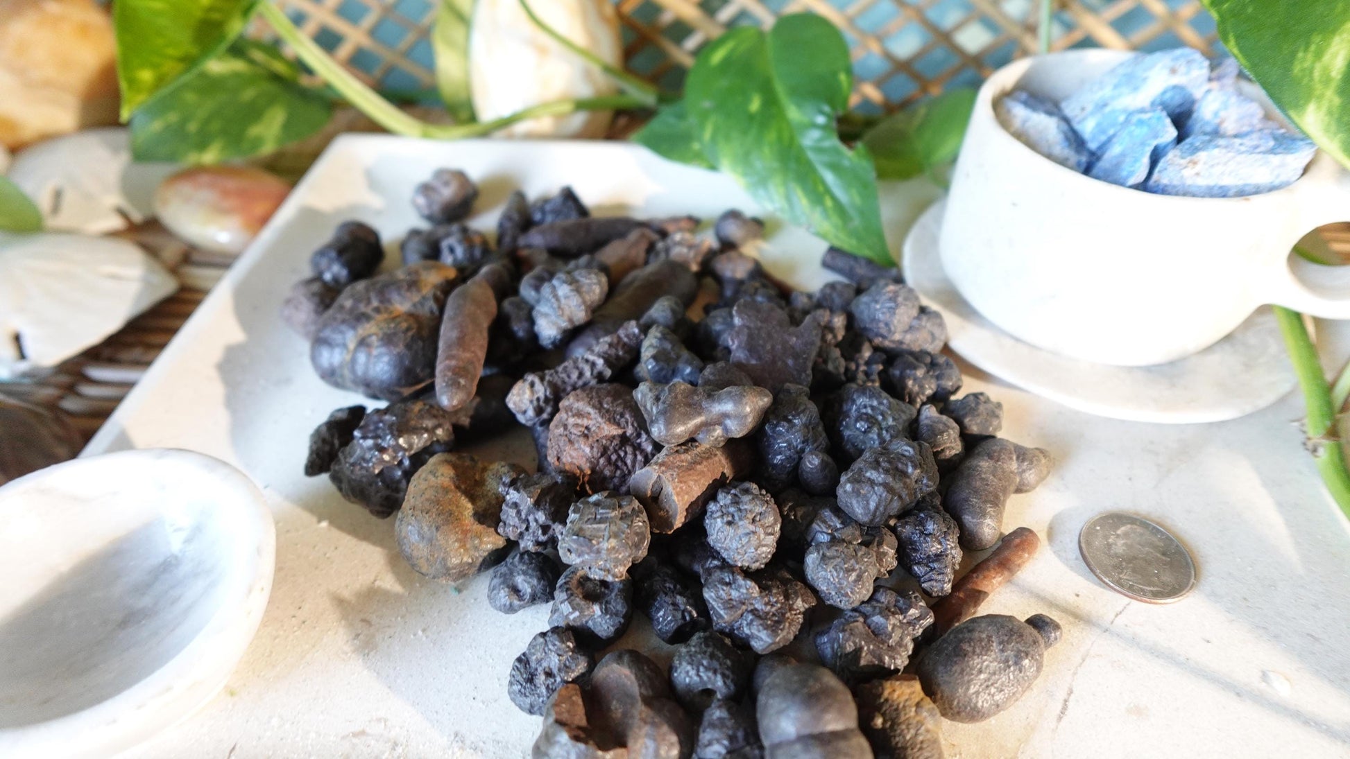 Natural Raw Prophecy Stone Pseudomorph Raw Untreated Stones Arts Home Decor Wholesale minerals School Christmas Xmas Limonite Hematite