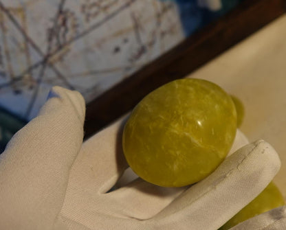 Olive Jade Palm Stone Natural Crystal Polished Worry Stone Home Decor Anxiety Pocket Distraction Meditation Gift Birthday Christmas