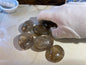 Brazilian Smoky Quartz Palm Stone: Polished Worry Stone Home Decor Worry Pocket Stress Anxiety Palm Stone