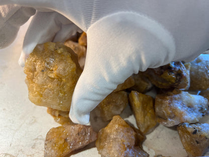 Raw Golden Healer Quartz Crystals: Untreated Healing Stones