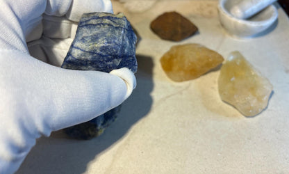 Raw Crystal Power Pack, Aventurine, Tiger Eye, Citrine, Metaphysical Decor