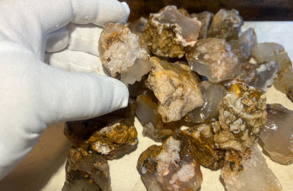 Flower Blossom Agate Crystal: Raw Carved Stone for Anxiety Relief