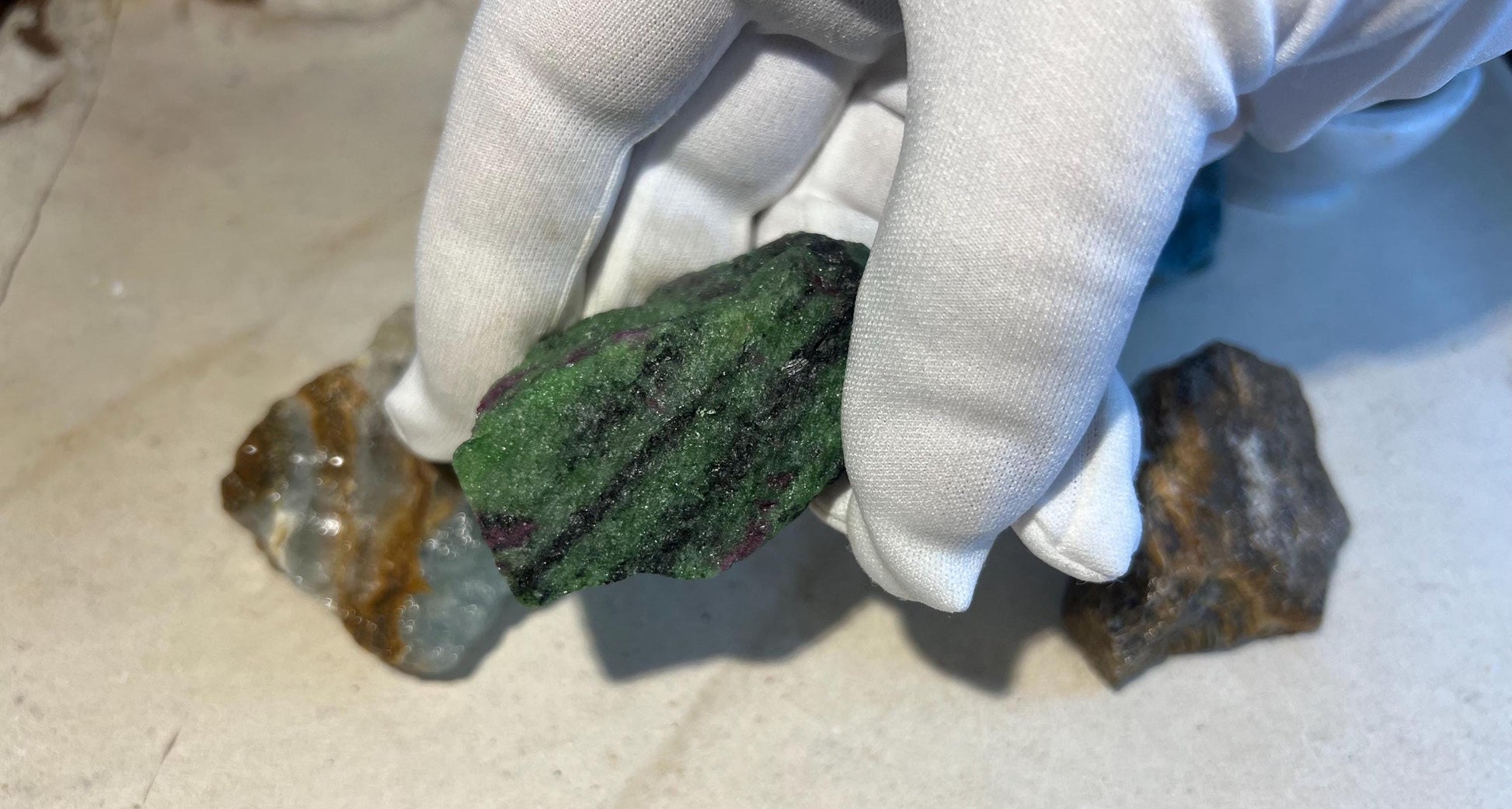 Self-love and Healing Power Pack Blue Apatite Ruby Fuchsite Blue Onyx Personal Home Decor Focus Home Decor Birthday Gift Xmas Meditation