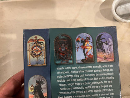 The Dragon Tarot Deck 78 Cards Fully Licensed and Original Inclusive Tarot Deck Guidebook Home Decor Gift