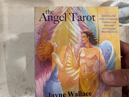 The Angel Tarot Deck by Jayne Wallace 78 Cards Fully Licensed and Original Inclusive Tarot Deck Guidebook Home Decor Gift