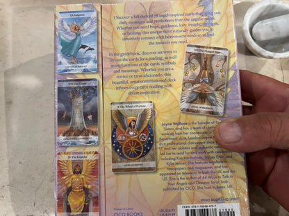The Angel Tarot Deck by Jayne Wallace 78 Cards Fully Licensed and Original Inclusive Tarot Deck Guidebook Home Decor Gift
