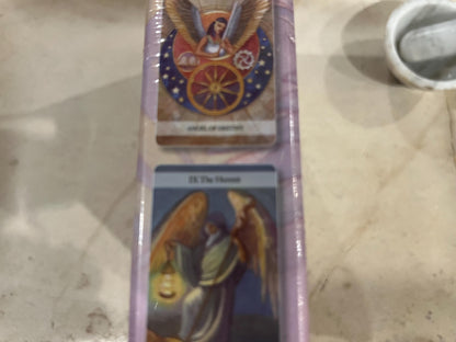 The Angel Tarot Deck by Jayne Wallace 78 Cards Fully Licensed and Original Inclusive Tarot Deck Guidebook Home Decor Gift