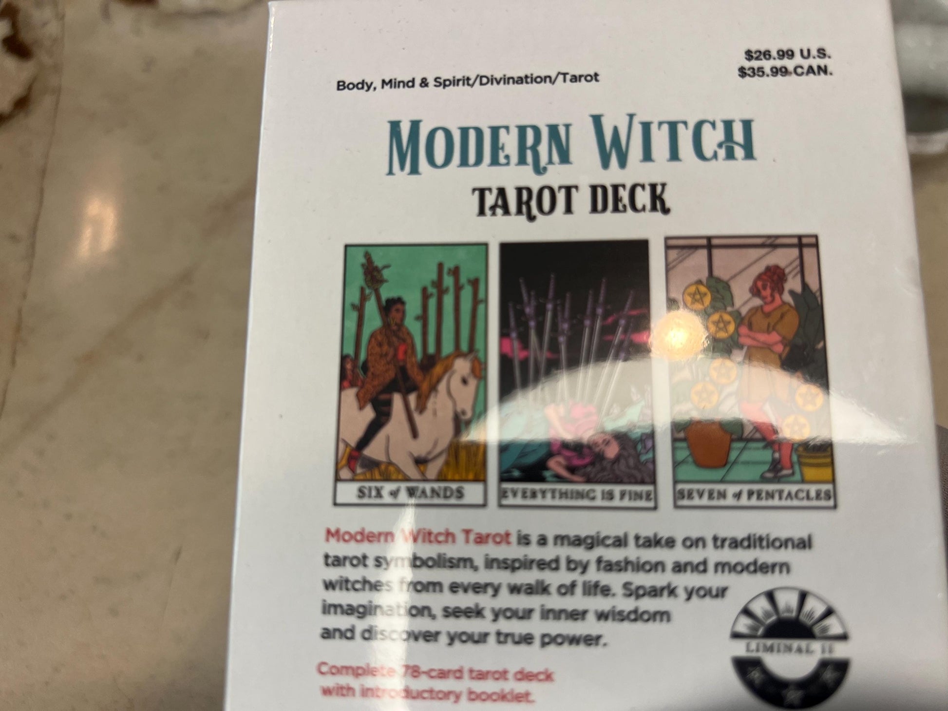 The Modern Witches Tarot Deck by Lisa Sterle 78 Cards Fully Licensed and Original Inclusive Tarot Deck Guidebook Home Decor Gift
