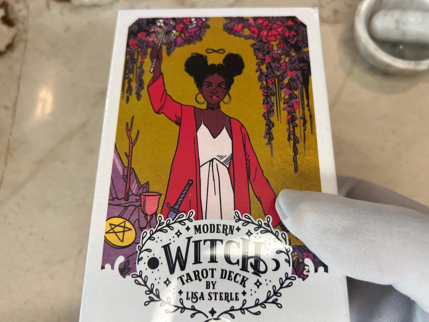The Modern Witches Tarot Deck by Lisa Sterle 78 Cards Fully Licensed and Original Inclusive Tarot Deck Guidebook Home Decor Gift