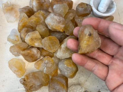 Raw Greenland Hematoid Fire Quartz Crystal: Stress Relief Decor