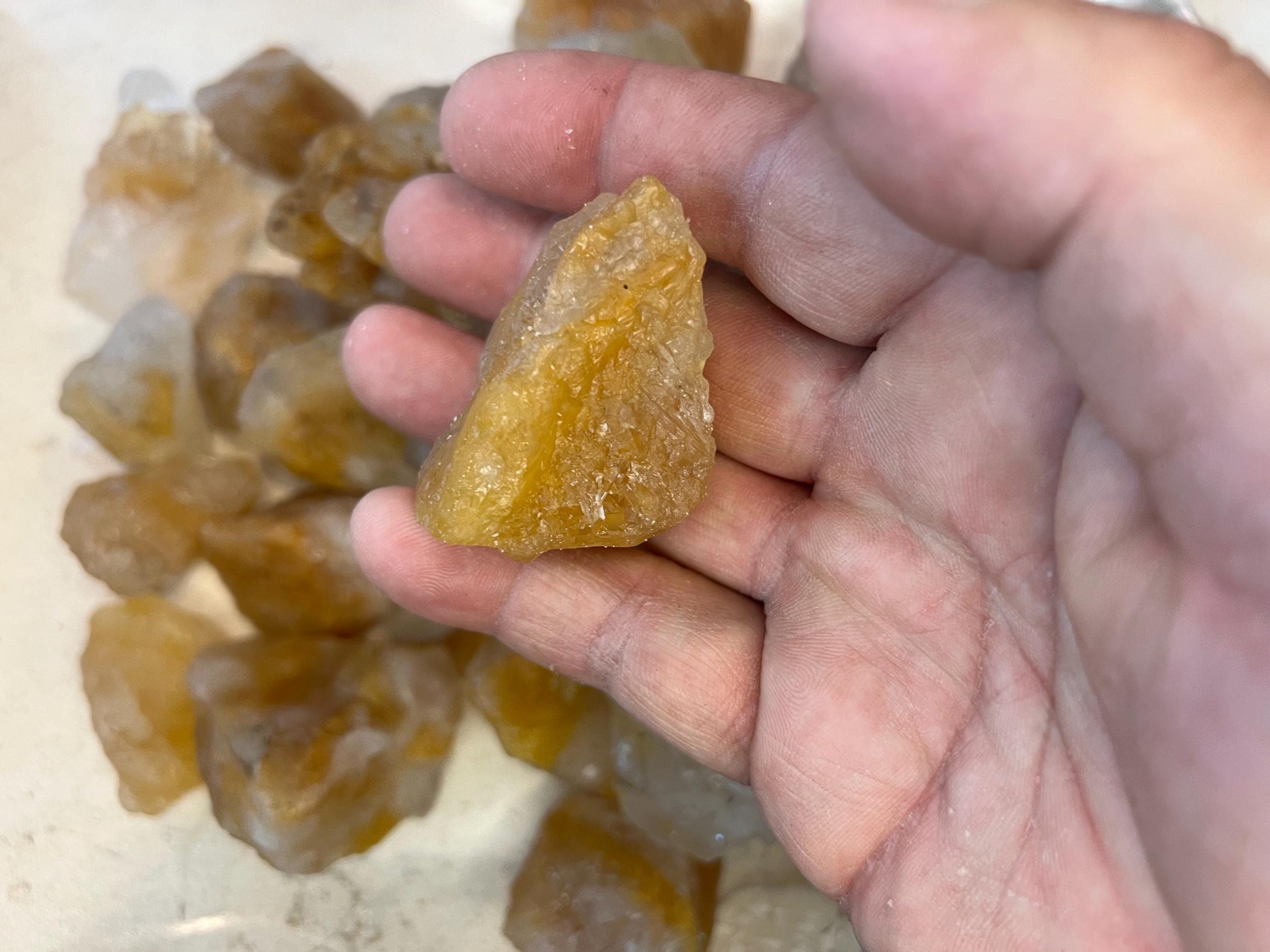 Raw Greenland Hematoid Fire Quartz Crystal: Stress Relief Decor