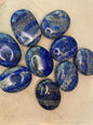 Afghan Lapis Lazuli Palm Stone: Polished Worry Stone, Meditation Decor Home Decor Worry Pocket Stress Anxiety Palm Stone