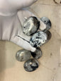 White Moonstone Palm Stone: Polished Crystal for Anxiety Relief Home Decor Worry Pocket Stress Anxiety Palm Stone