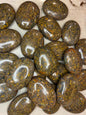Ajooba Jasper Palm Stone: Polished Crystal for Meditation Home Decor Worry Pocket Stress Anxiety Palm Stone