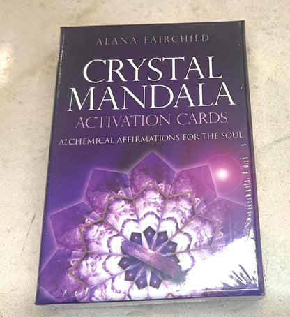 Crystal Activation Mandala Cards Fully Licensed and Original Inclusive Tarot Deck Guidebook Home Decor Gift