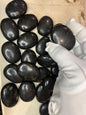Nuummite Coppernite Palm Stone: Untreated Crystal for Anxiety & Home Decor Home Decor Worry Pocket Stress Anxiety Palm Stone