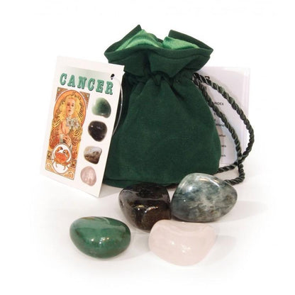 Zodiac Crystal Set: Tumbled Gemstones, Birthday Gift