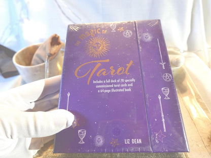 Magic of Tarot 78-Card Tarot Deck with Illustrated Guidebook Fully Licensed and Original Inclusive Tarot Deck Guidebook Gift