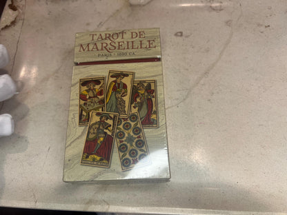 Tarot de Marseille 1890 Gassmann Edition 78 Cards Fully Licensed and Original Inclusive Tarot Deck Guidebook Home Decor Gift