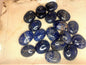 Indian Blue Sodalite Palm Stone: Polished Carved Crystal Home Decor Worry Pocket Stress Anxiety Palm Stone