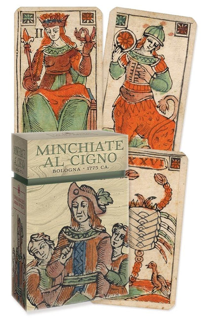 Minchiate Al Cigno Tarot Deck 1775 78 Cards Fully Licensed and Original Inclusive Tarot Deck Guidebook Home Decor Gift