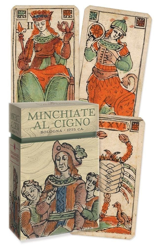 Minchiate Al Cigno Bologna 1775 CA 78 Tarot Card Deck Original Fully Licensed Birthday Christmas Xmas Gift Home Decor Birthday Card Game
