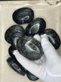 New Zealand Soda-Hornblende Palm Natural Crystal Polished Worry Stone Home Decor Anxiety Pocket Distraction Meditation Birthday Christmas