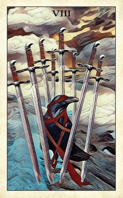 Crow Tarot Deck 78 Cards Fully Licensed and Original Inclusive Tarot Deck Guidebook Home Decor Gift