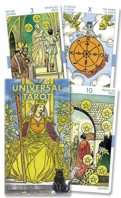 Universal Waite-Angelis Tarot Deck 78 Cards Fully Licensed and Original Inclusive Tarot Deck Guidebook Home Decor Gift